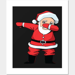 Dabbing Santa Claus - Funny Christmas Dab X-mas Gifts graphic Posters and Art